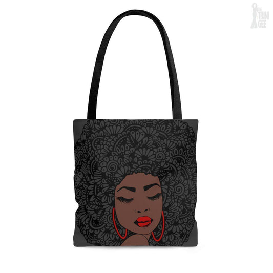 Afro Zentangle Tote Bag - The Trini Gee