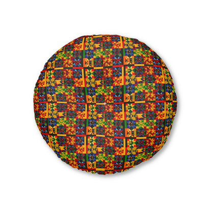 Afrocentric Floor Pillow - Afrocentric Art by The Trini Gee