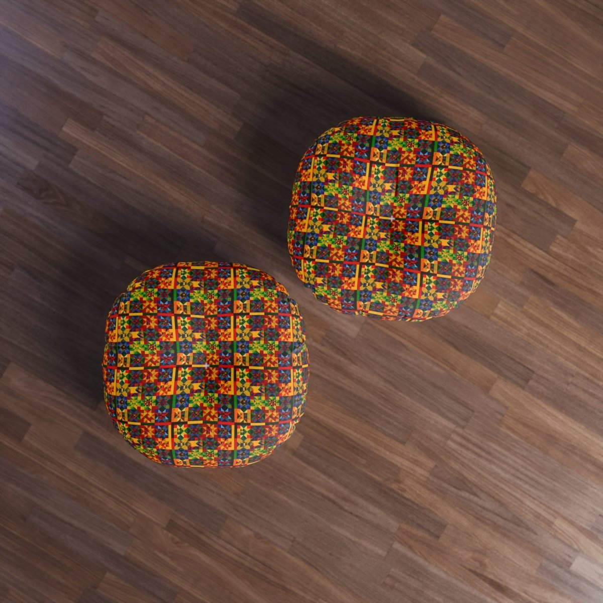 Afrocentric Floor Pillow - Afrocentric Art by The Trini Gee