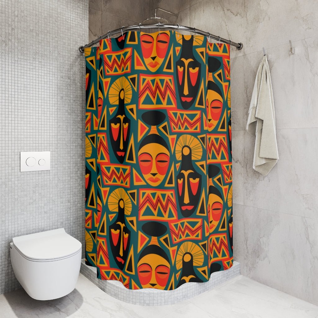 Afrocentric Shower Curtain The Trini Gee