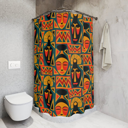 Afrocentric Shower Curtain - The Trini Gee