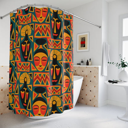 Afrocentric Shower Curtain - The Trini Gee