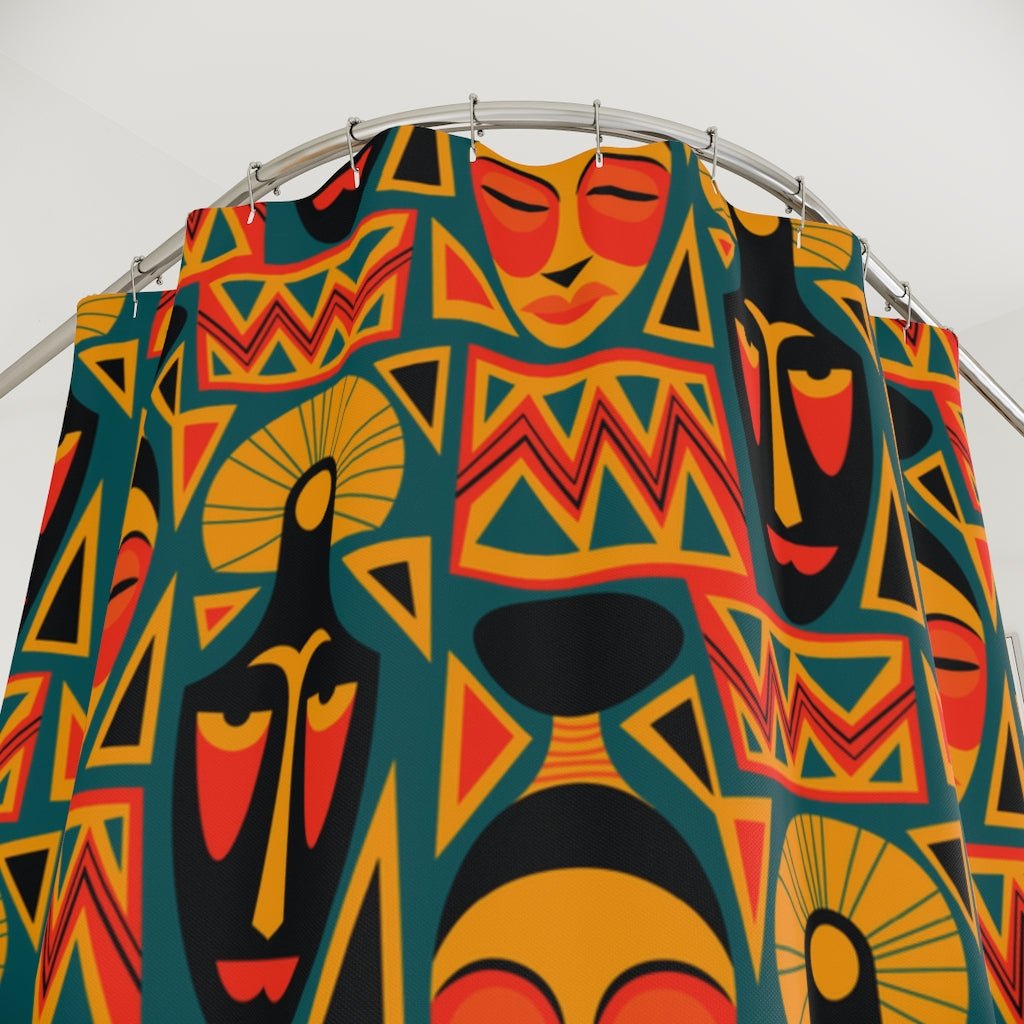 Afrocentric Shower Curtain - The Trini Gee