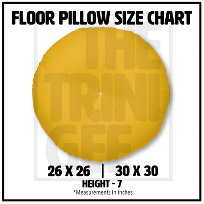 Afrocentric Woman Floor Pillow - The Trini Gee