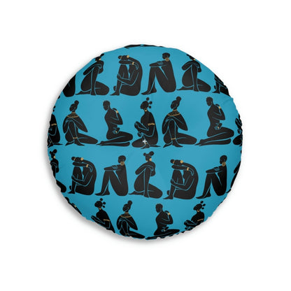 Afrocentric Woman Floor Pillow - The Trini Gee