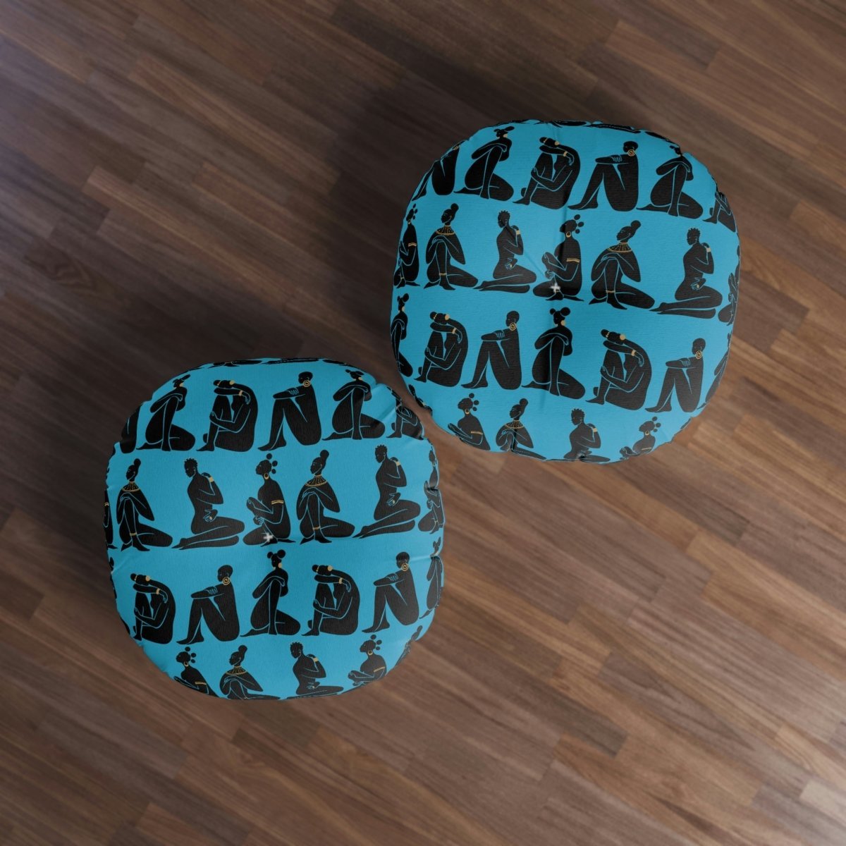 Afrocentric Woman Floor Pillow - The Trini Gee