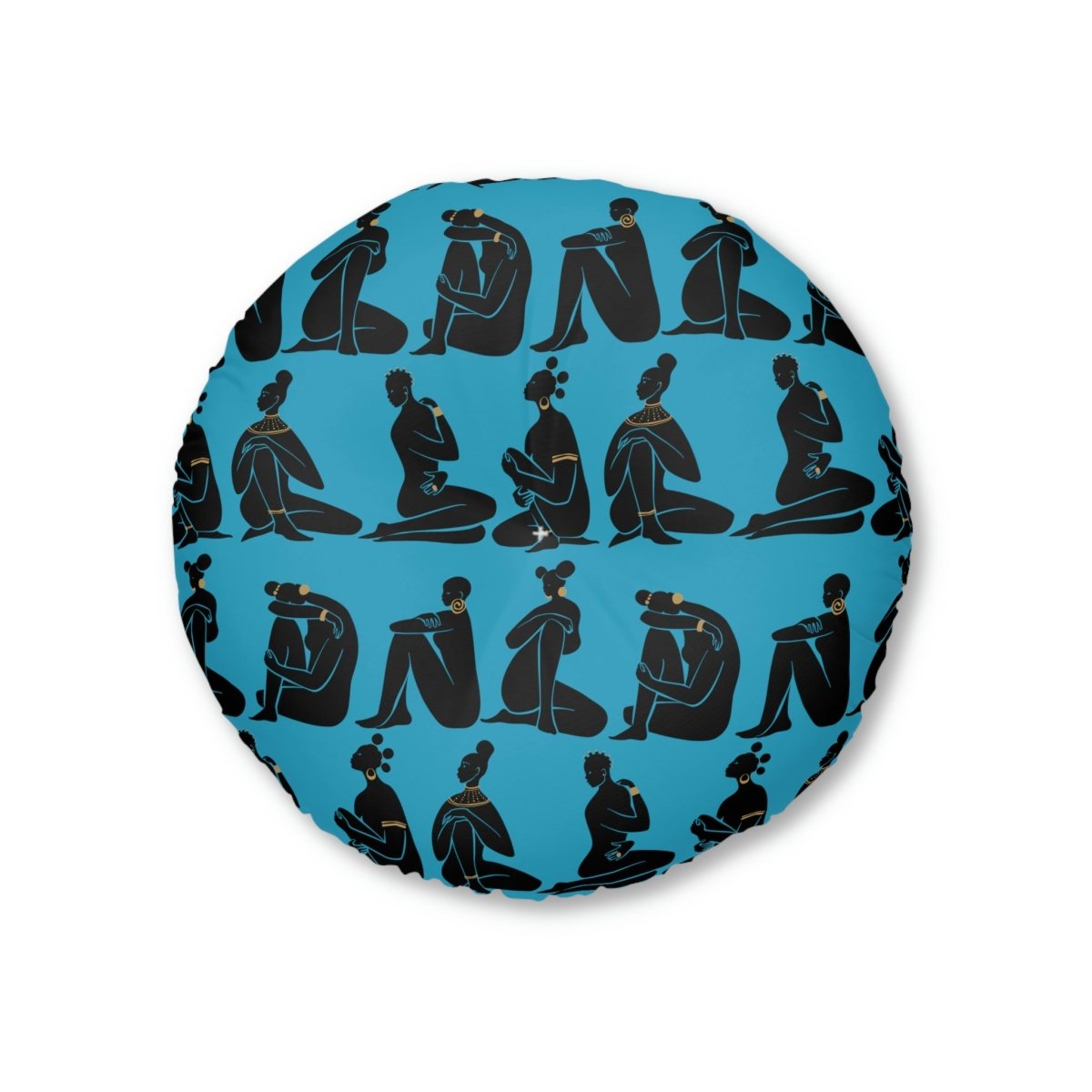 Afrocentric Woman Floor Pillow - The Trini Gee