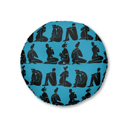 Afrocentric Woman Floor Pillow - The Trini Gee