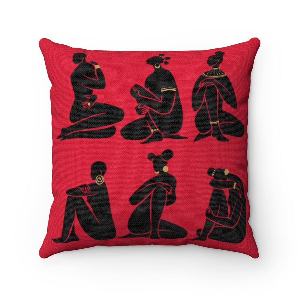Afrocentric Woman Pillow - The Trini Gee