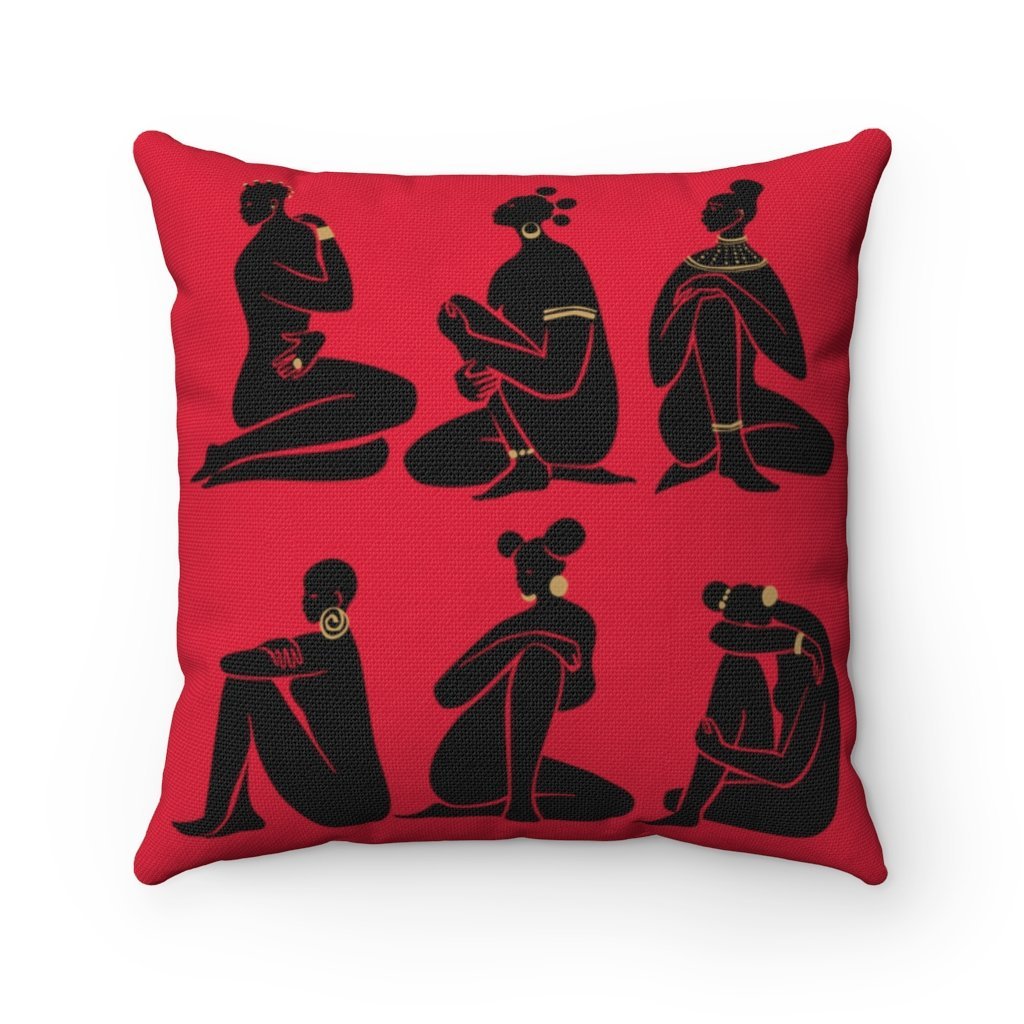 Afrocentric Woman Pillow - The Trini Gee