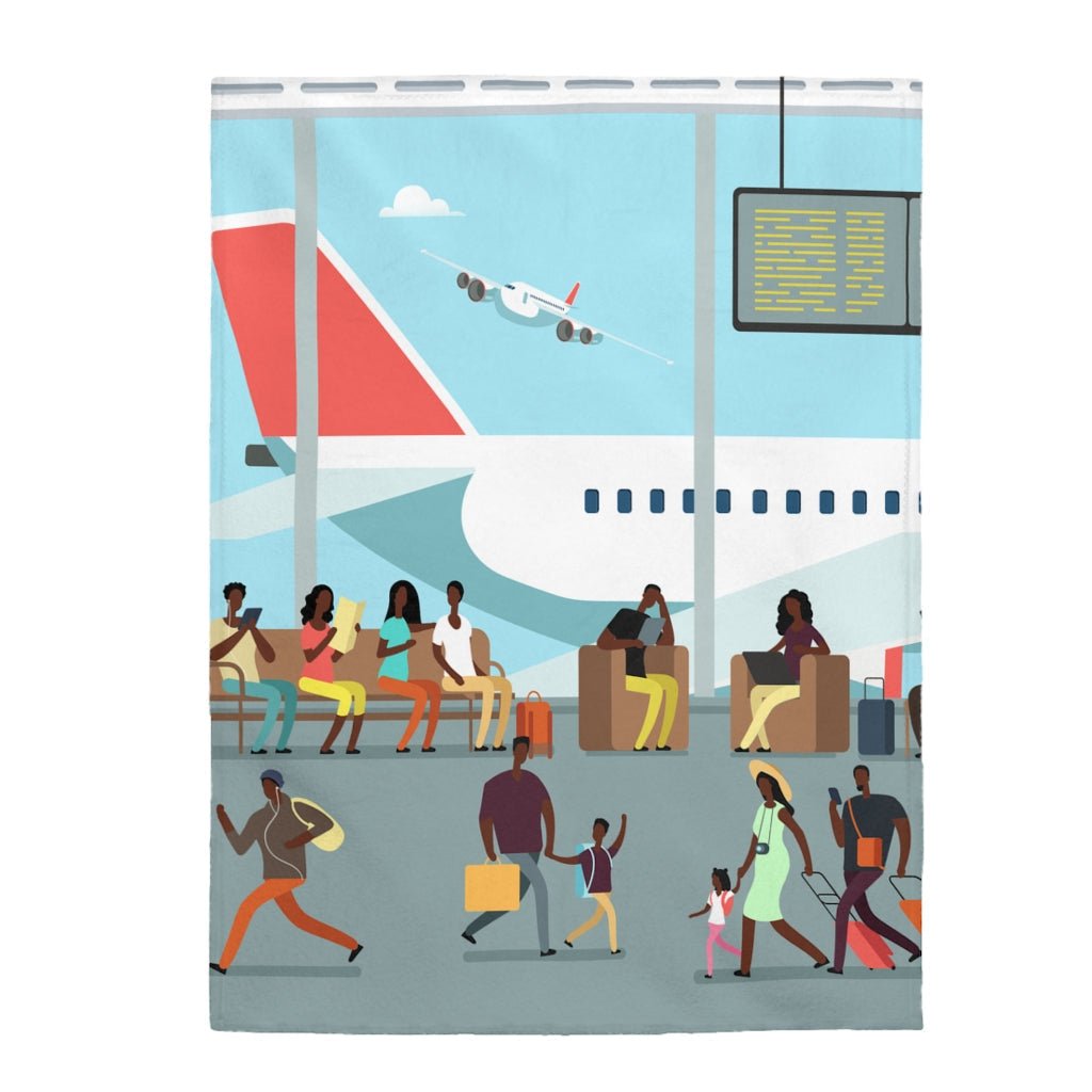 Airport People Blanket - The Trini Gee