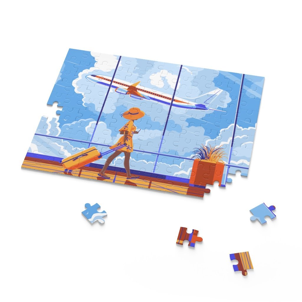 Airport Woman Puzzle - The Trini Gee