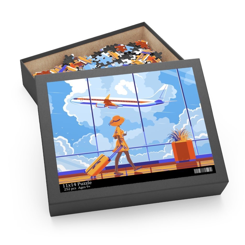 Airport Woman Puzzle - The Trini Gee
