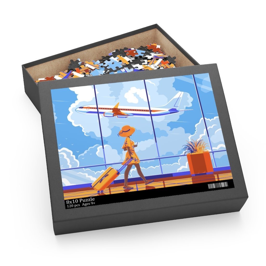 Airport Woman Puzzle - The Trini Gee
