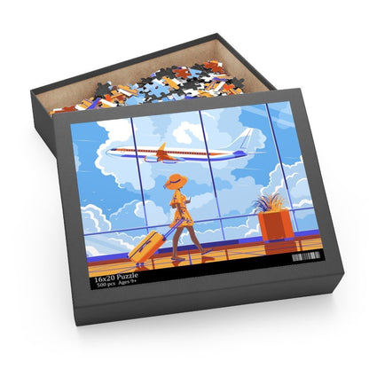 Airport Woman Puzzle - The Trini Gee