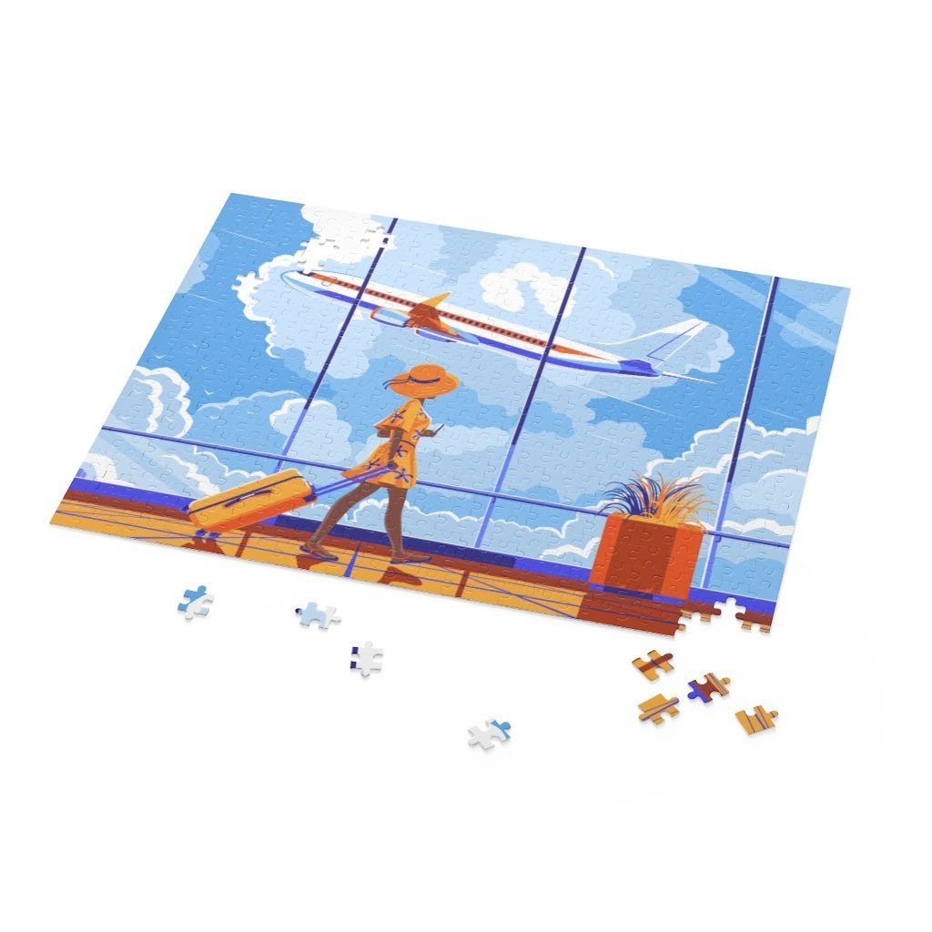 Airport Woman Puzzle - The Trini Gee