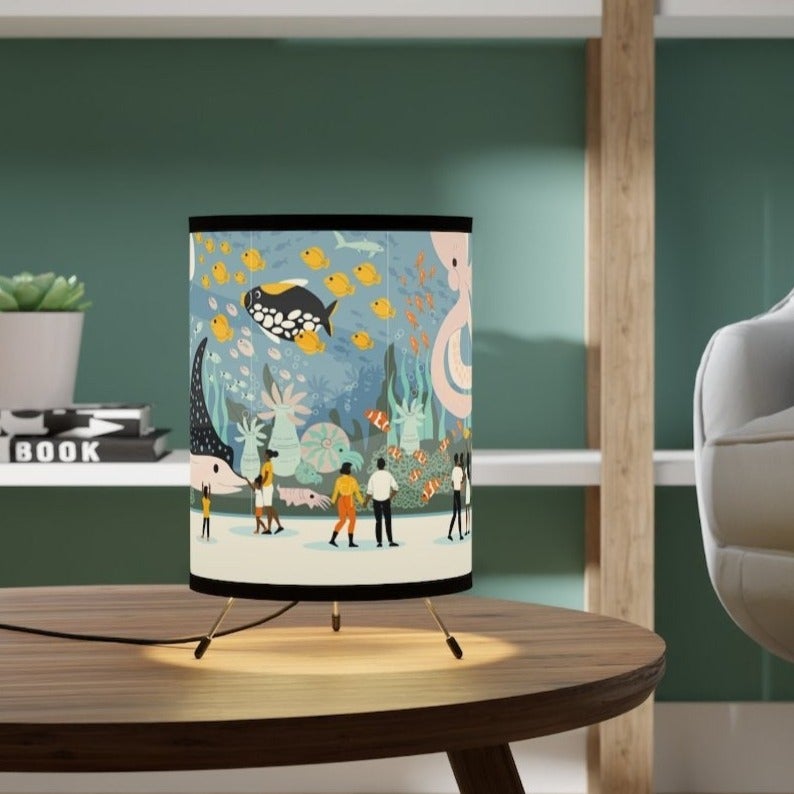Aquarium Visit Lamp - The Trini Gee