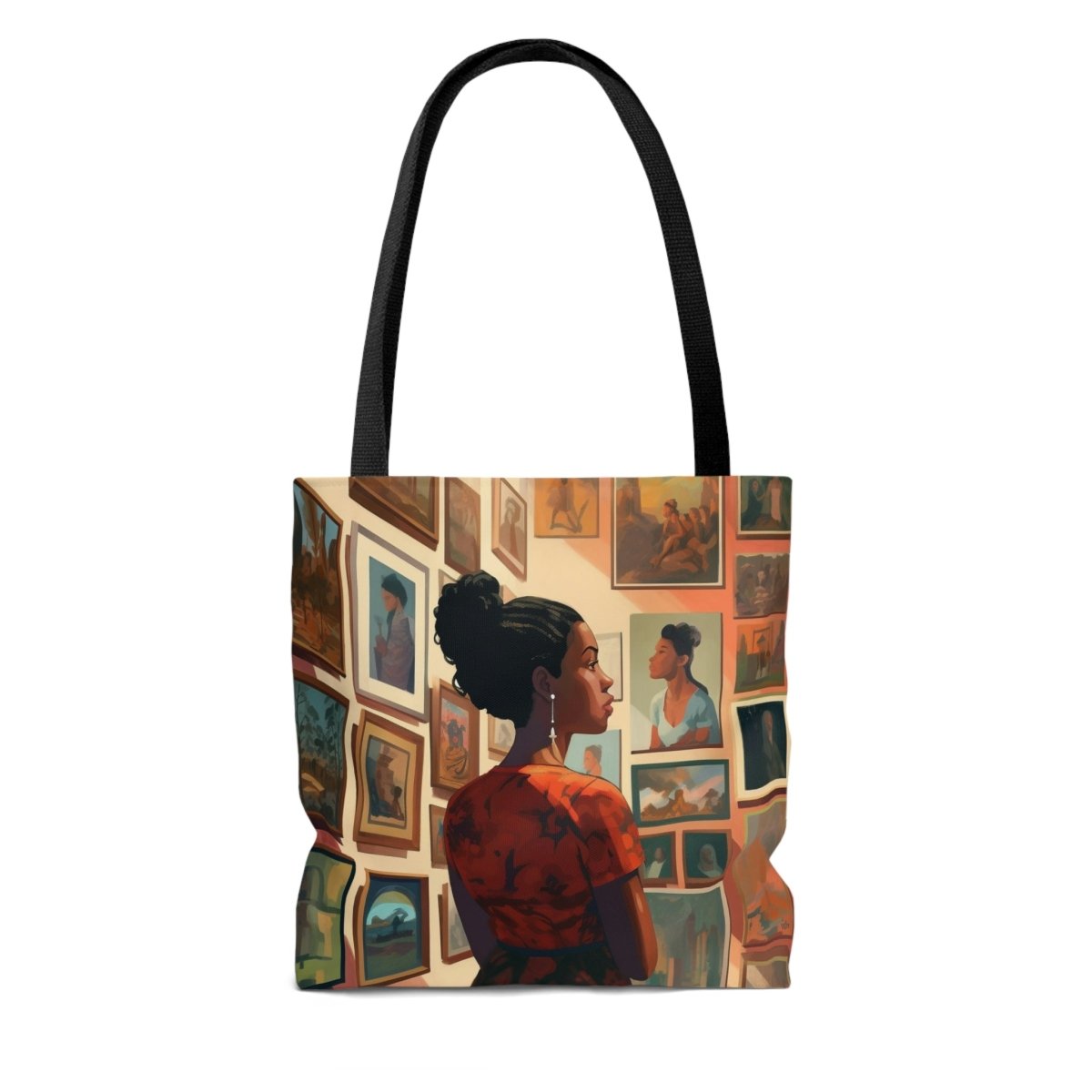 Art Gallery Walk Tote Bag - Afrocentric Art by The Trini Gee
