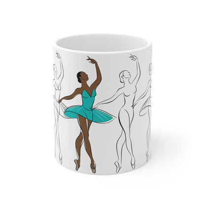 Ballerina Sketch Mug - The Trini Gee
