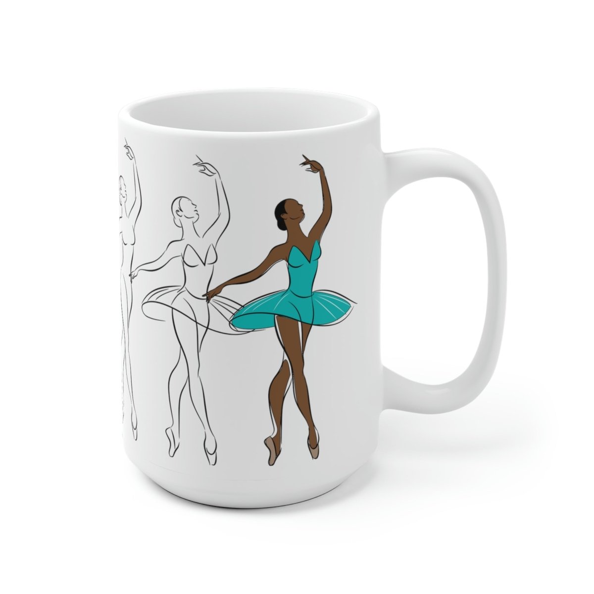 Ballerina Sketch Mug - The Trini Gee