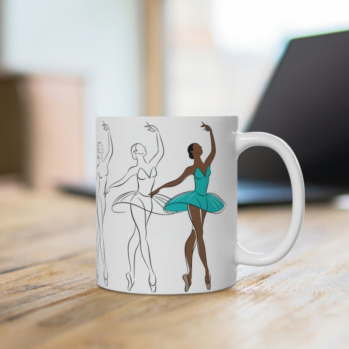 Ballerina Sketch Mug - The Trini Gee