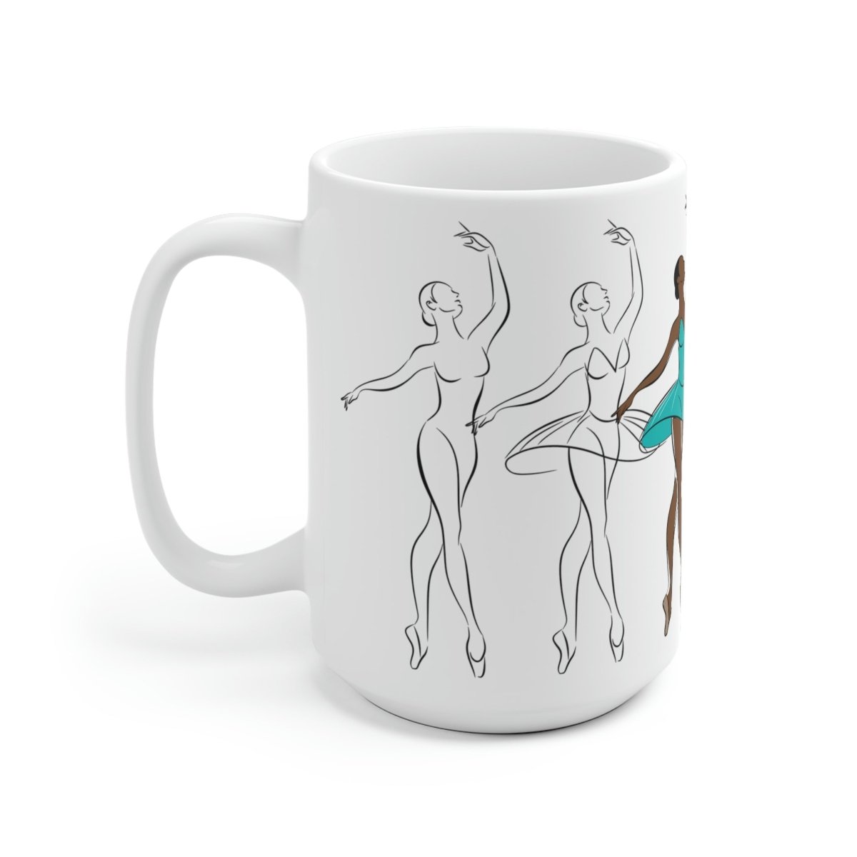 Ballerina Sketch Mug - The Trini Gee
