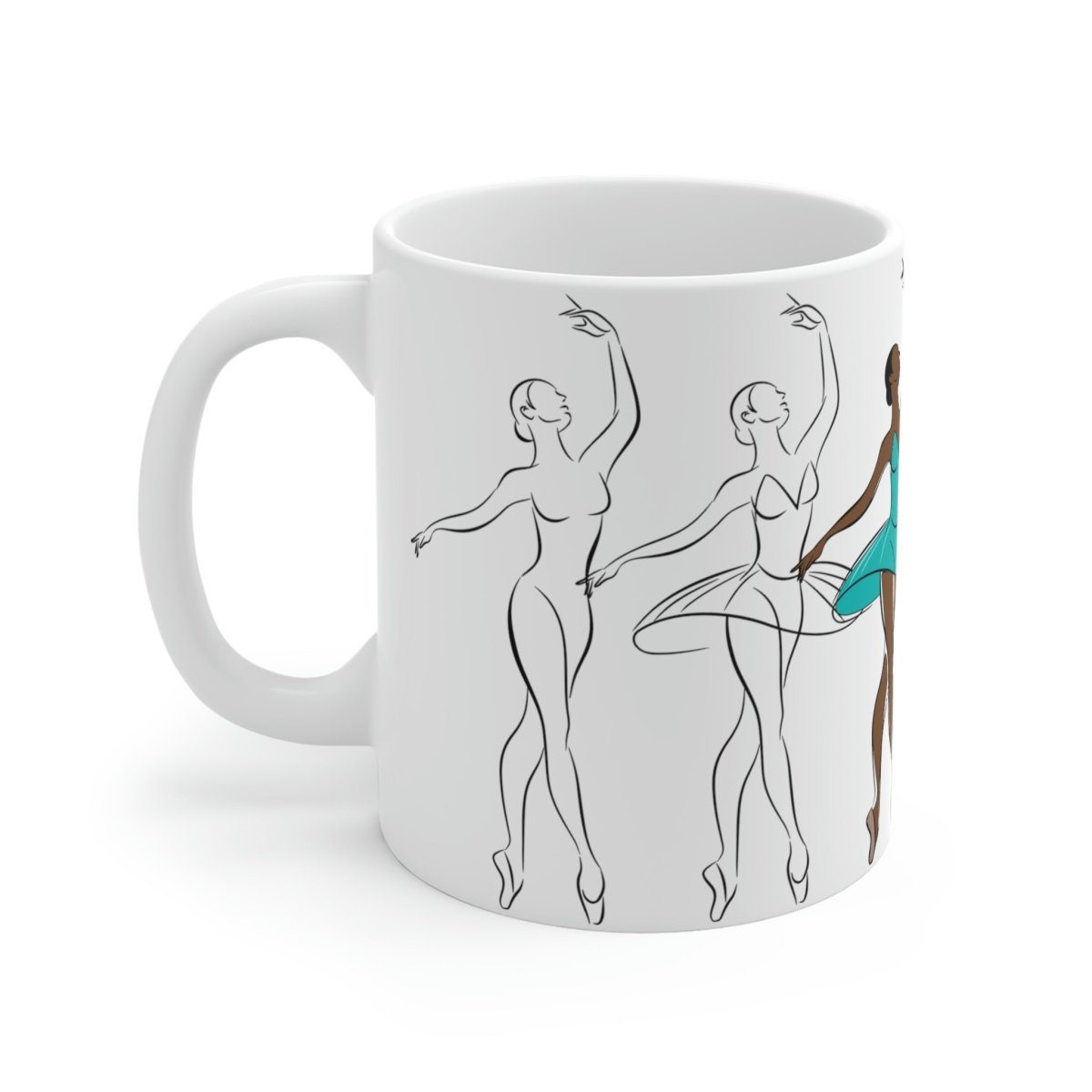 Ballerina Sketch Mug - The Trini Gee