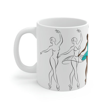Ballerina Sketch Mug - The Trini Gee