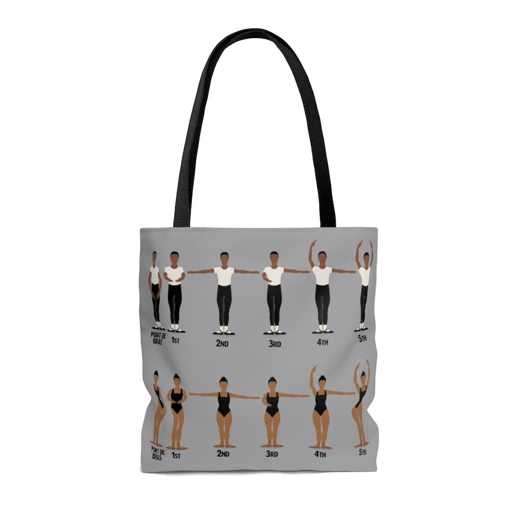 Ballet Positions Tote Bag - The Trini Gee