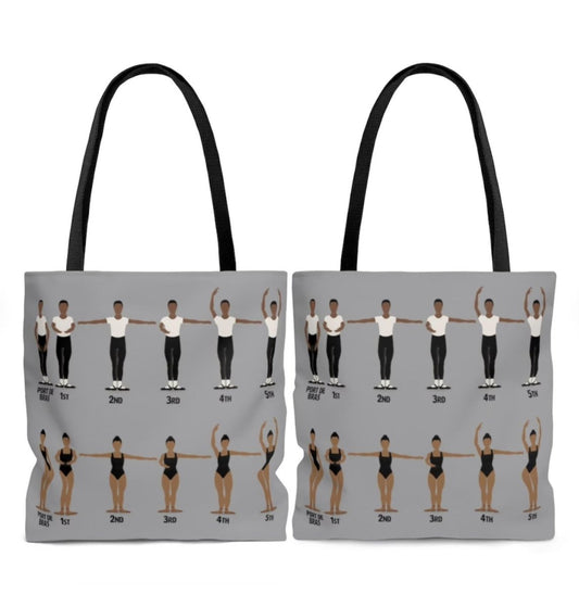 Ballet Positions Tote Bag - The Trini Gee