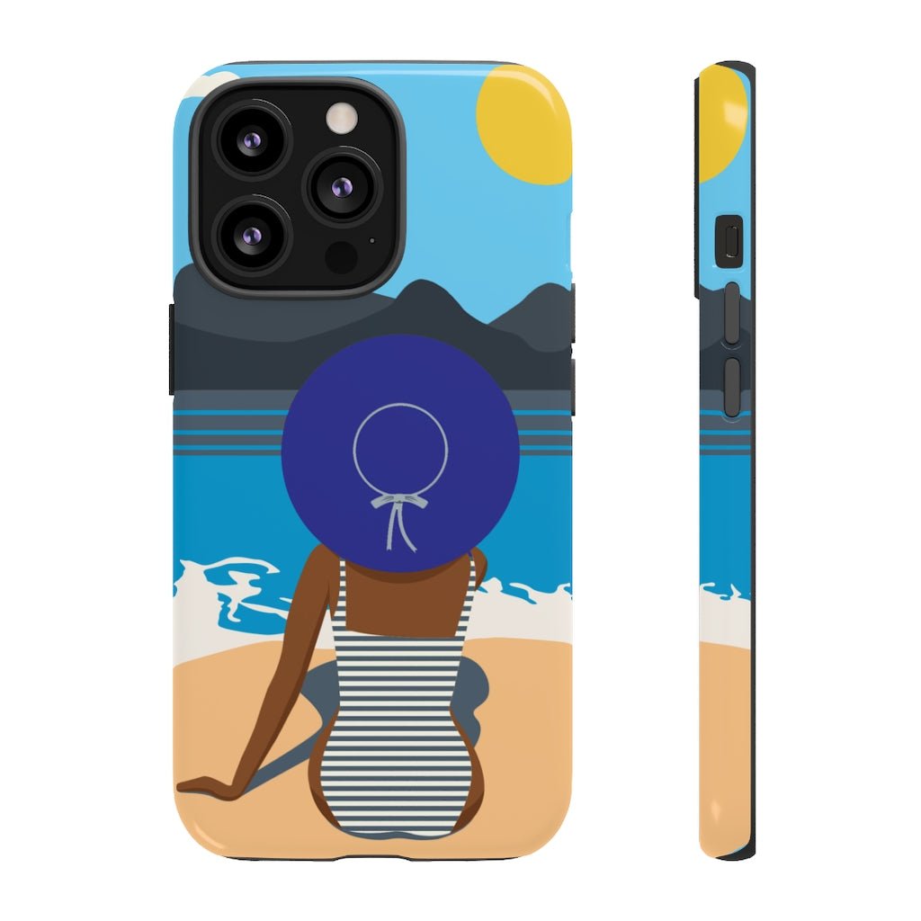 Beach Woman Sun Phone Case - The Trini Gee