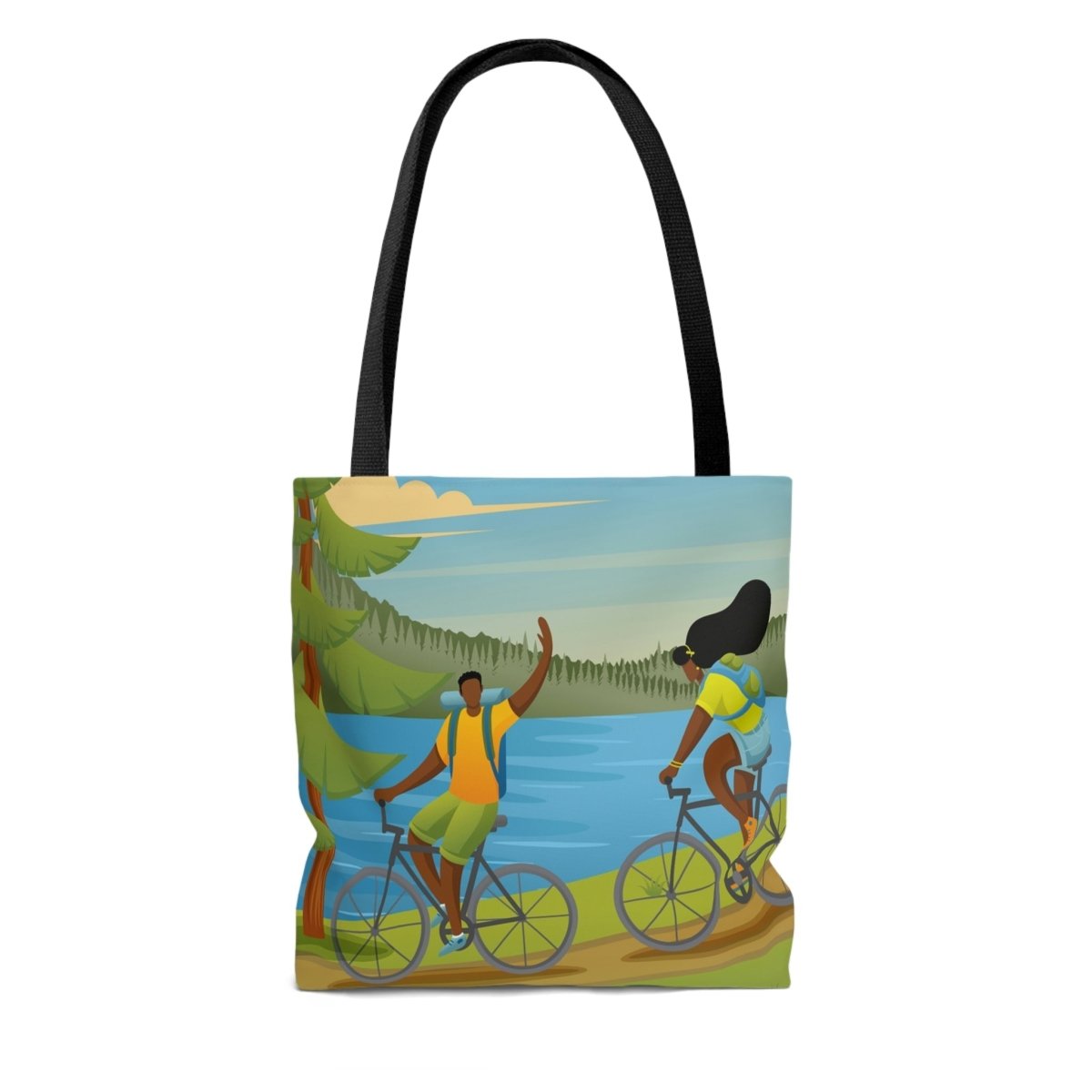 Bicycle Ride Tote Bag - The Trini Gee