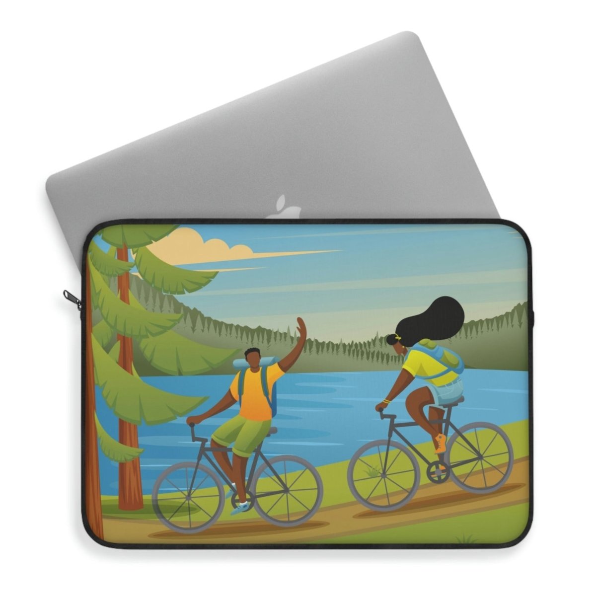Bike Ride Laptop Sleeve - The Trini Gee