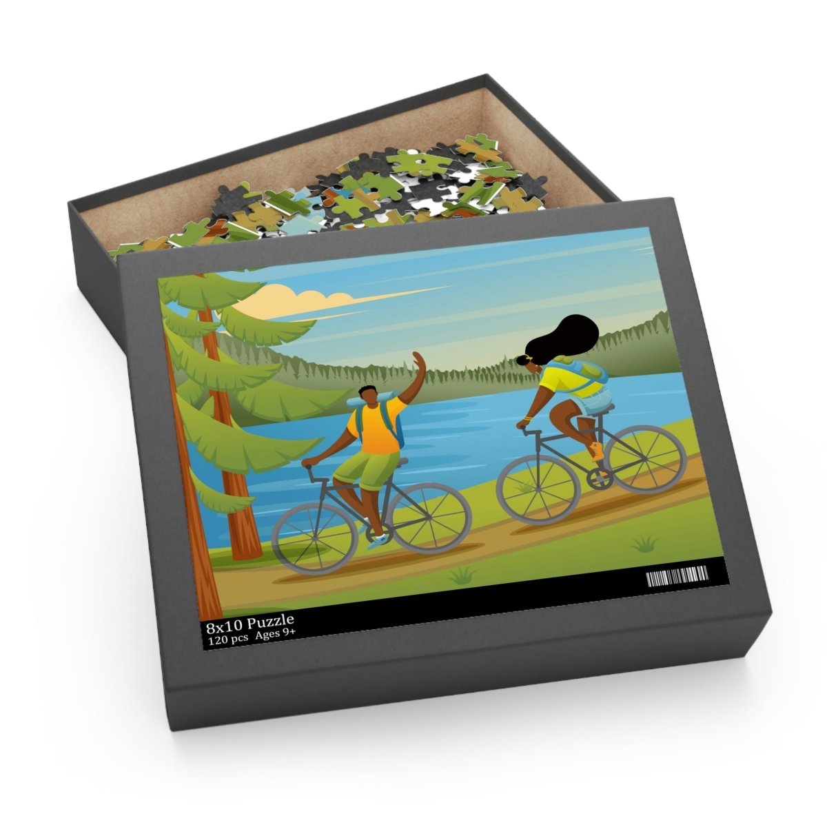 mountainbike puzzle Bike Ride Puzzle 10" × 8" (120 pcs)