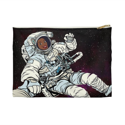Black Astronaut Pouch - The Trini Gee