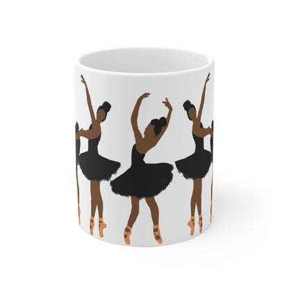 Black Ballerina Mug - The Trini Gee