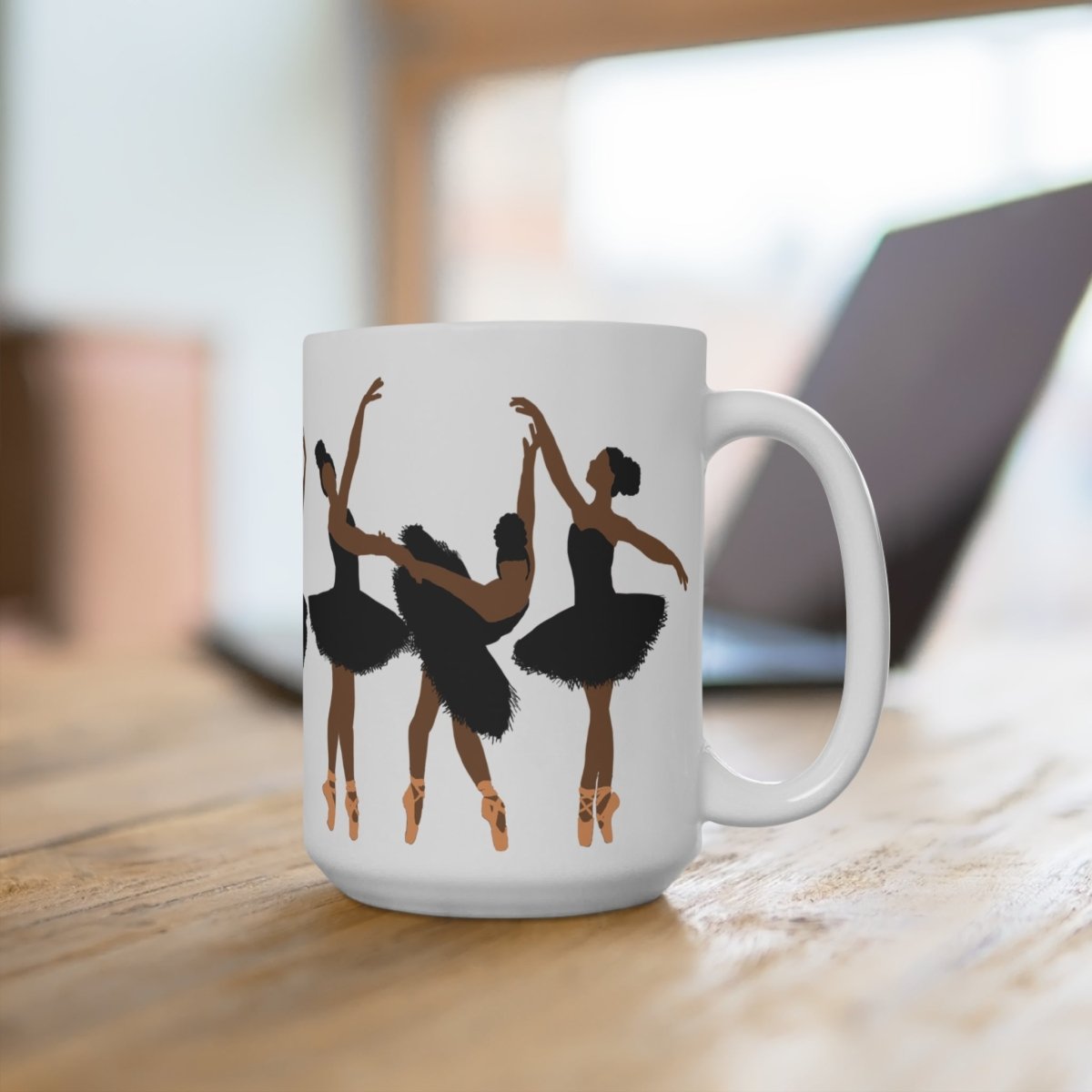 Black Ballerina Mug - The Trini Gee