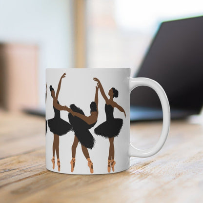 Black Ballerina Mug - The Trini Gee