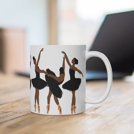 Black Ballerina Mug - The Trini Gee