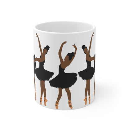 Black Ballerina Mug - The Trini Gee