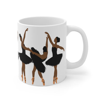 Black Ballerina Mug - The Trini Gee