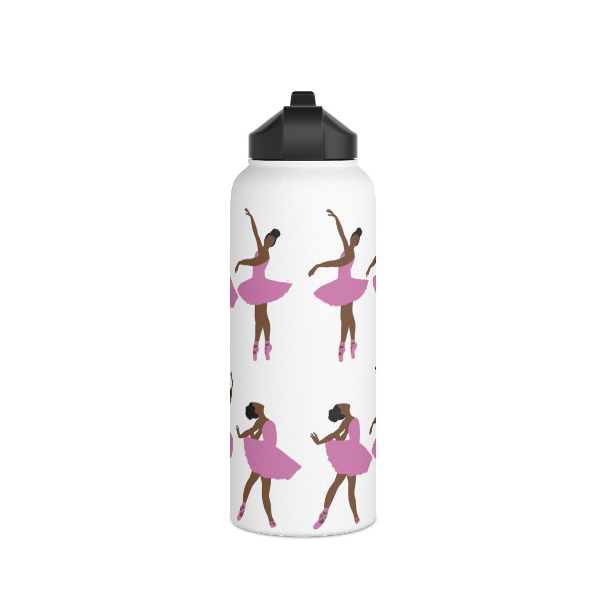 Black Ballerinas 32oz Water Bottle - The Trini Gee
