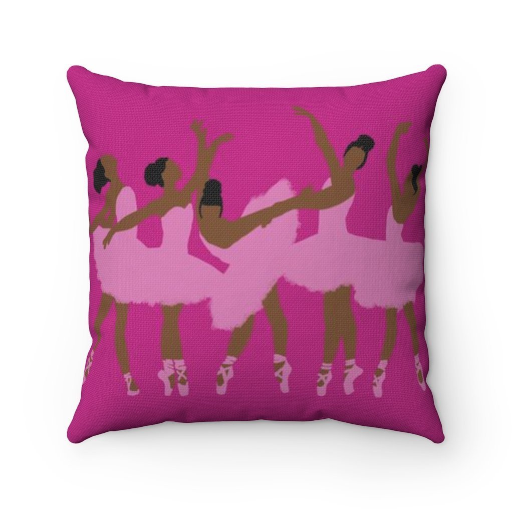 Black Ballerinas Pillow - The Trini Gee