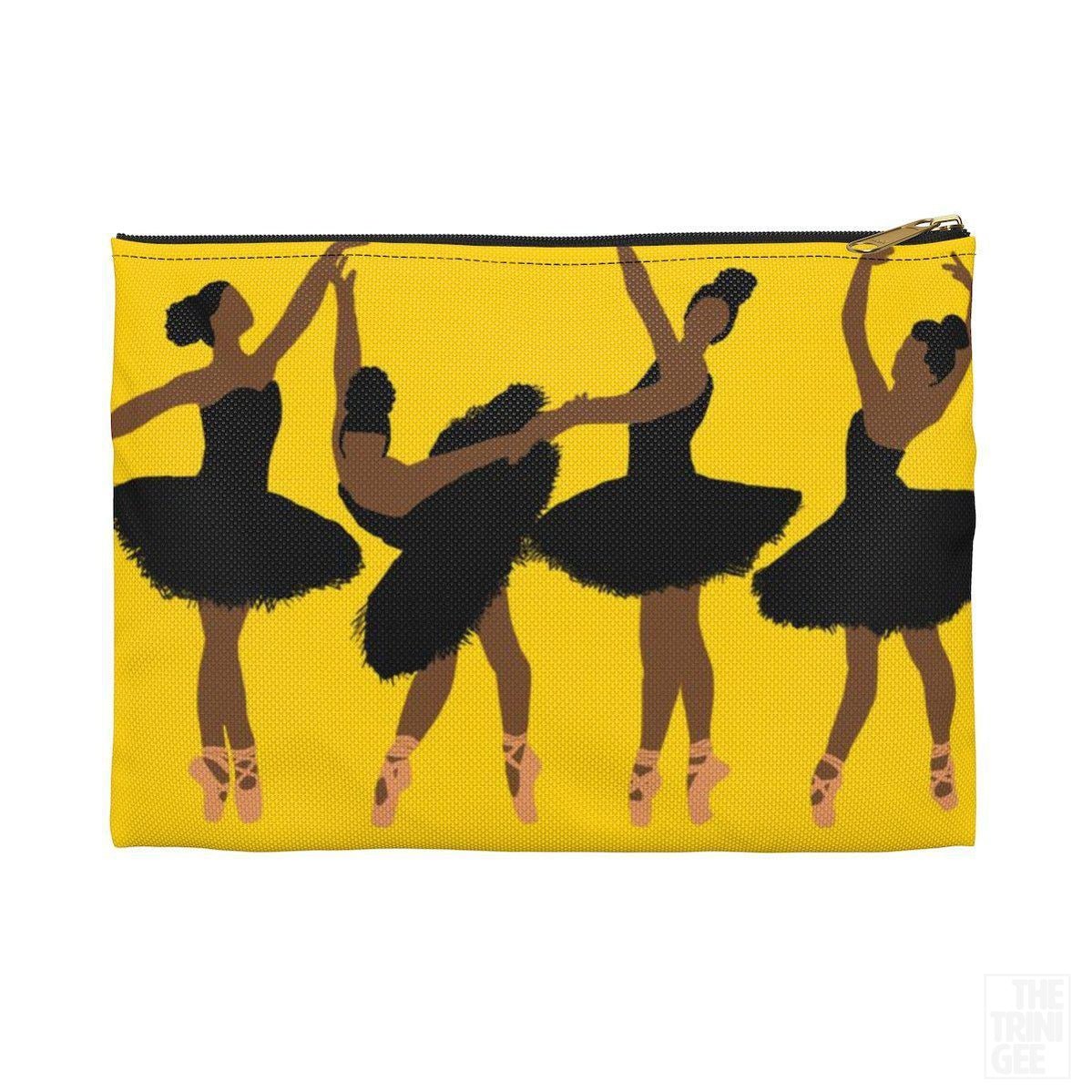 Black Ballerinas Pouch - The Trini Gee