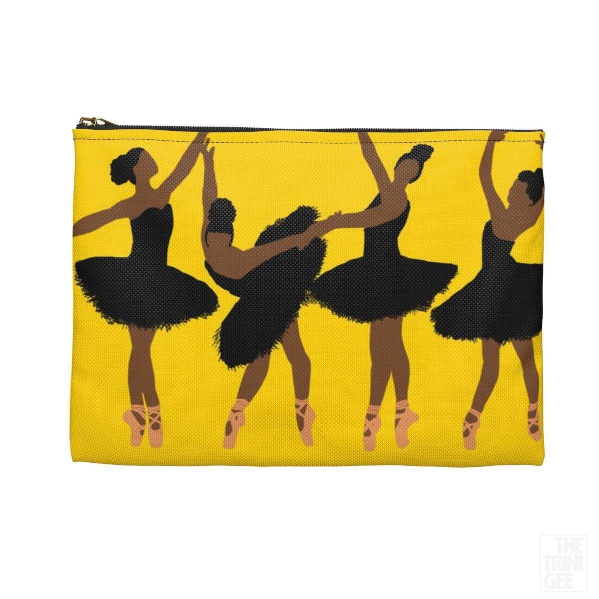 Black Ballerinas Pouch - The Trini Gee