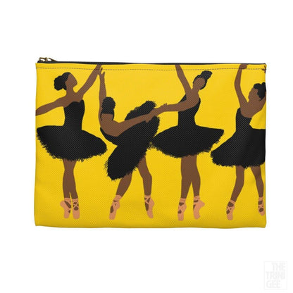 Black Ballerinas Pouch - The Trini Gee