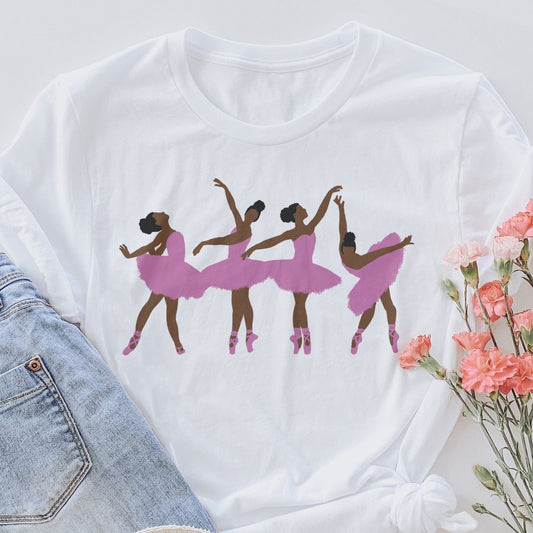 Black Ballerinas Shirt - The Trini Gee