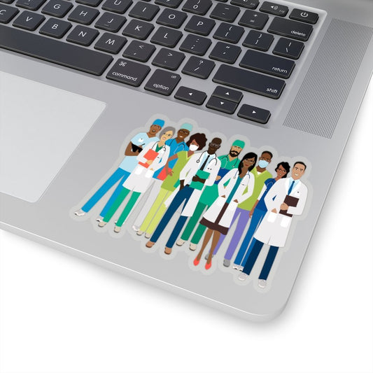 Black Doctors & Nurses Sticker - The Trini Gee