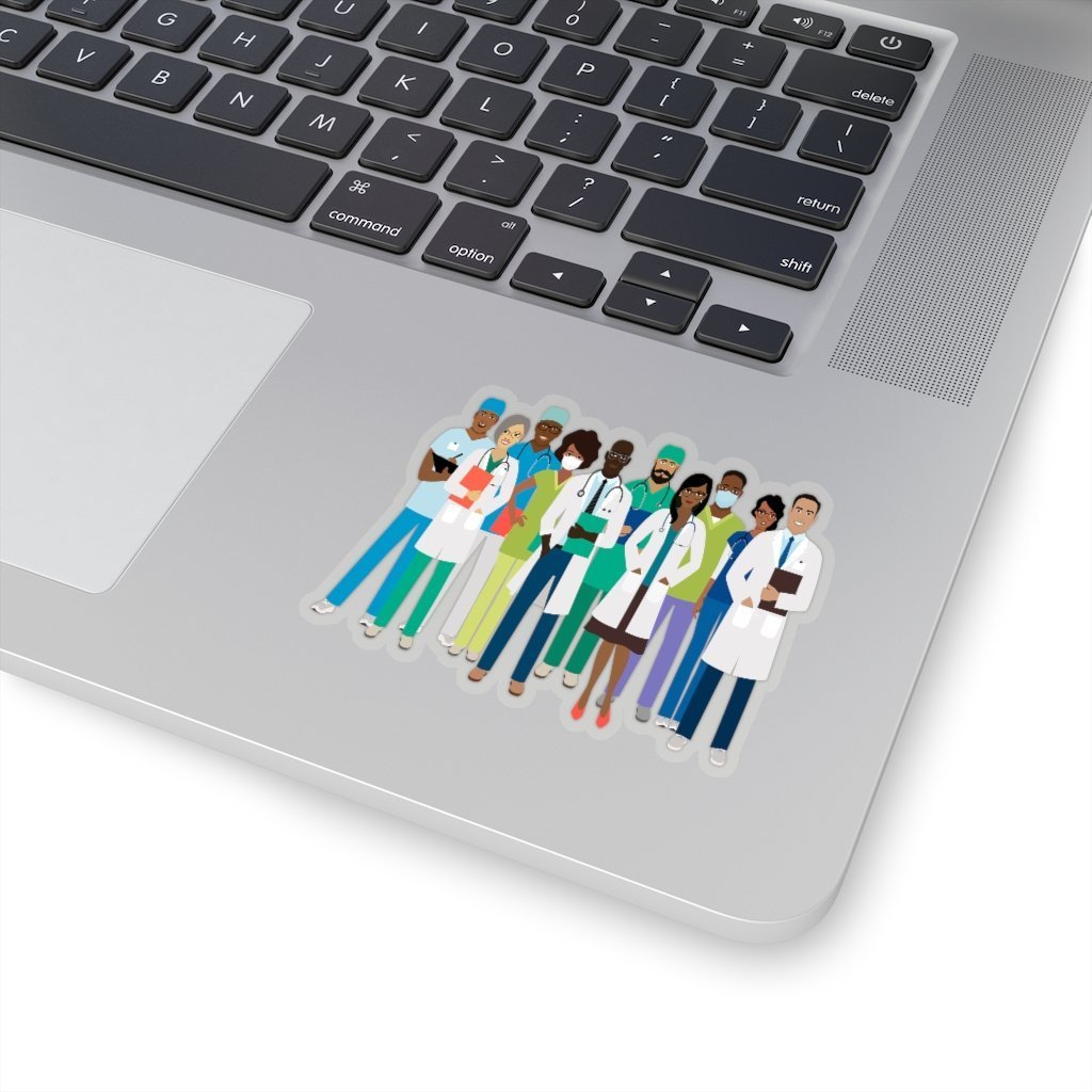 Black Doctors & Nurses Sticker - The Trini Gee