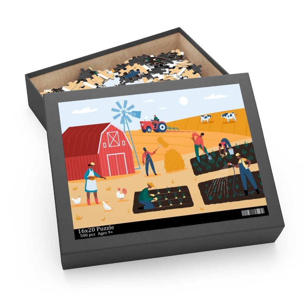 Black Farmers Puzzle - The Trini Gee